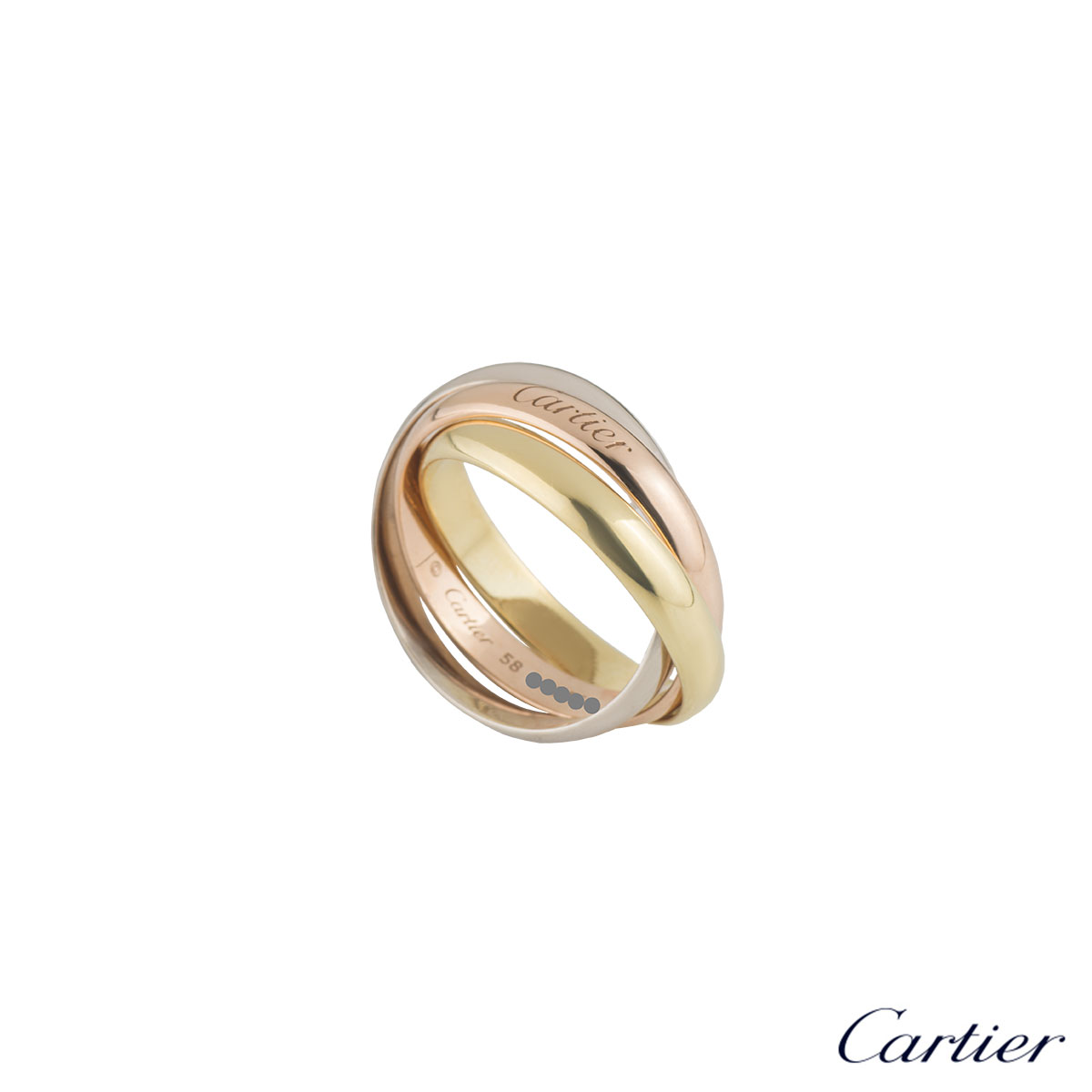 cartier trinity ring 58